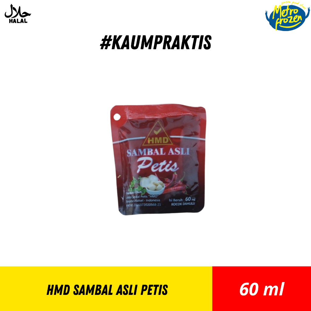 

HMD Sambal Petis 60ml & 150ml //HMD sambal petis pack //petis instan Banjarmasin