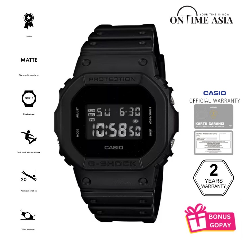 CASIO G-SHOCK DW-5600BB-1DR / DW5600BB1 ORIGINAL