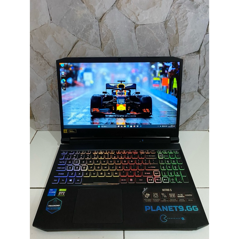 acer nitro 5 intel i5-11400 ram 8/512 gb rtx 3050 4 gb 144hz mulus