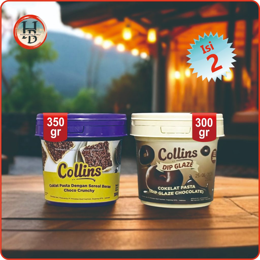 

Maknyuss1 Collins - Paket Bundling Isi 2 - Paket Hemat - Collins Choco Crunchy 350Gr + Collins Dip