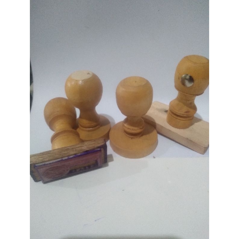 

Cetak stempel kayu/ stempel runaflek bulat