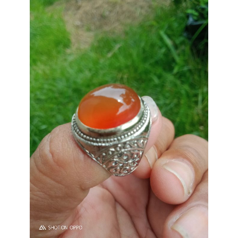Cincin natural akik bacan obi