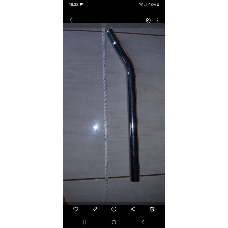 Seatpost  Sepeda BMX ukuran 25, 4 panjang 40 cm