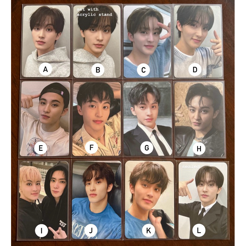 [BACA DESC] official photocard mark lee md bene pob ld fanlight strap acrylic stand tds 3 unboxing e