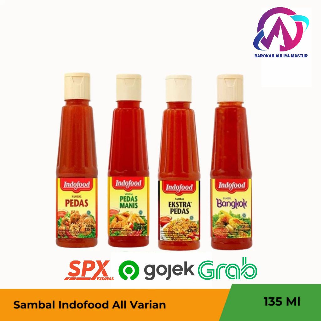 

KIRIM INSTAN Saos Sambal Indofod 135 Ml Sambal Pedas Pedas Manis Extra Pedas Bangkok BAM Olshop Padang