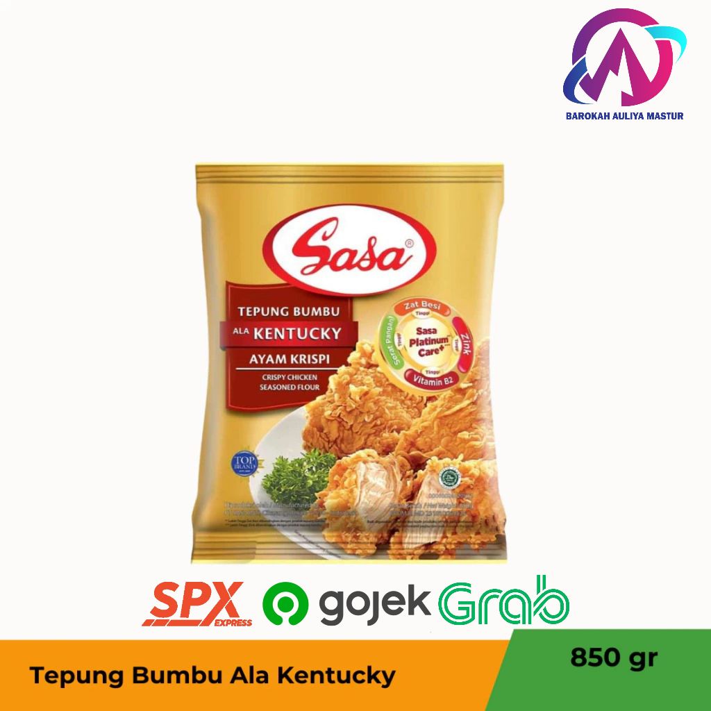 

KIRIM INSTAN Tepung Bumbu Kentucky Sasa 850gr Tepung Fried Chicken BAM Olshop Padang