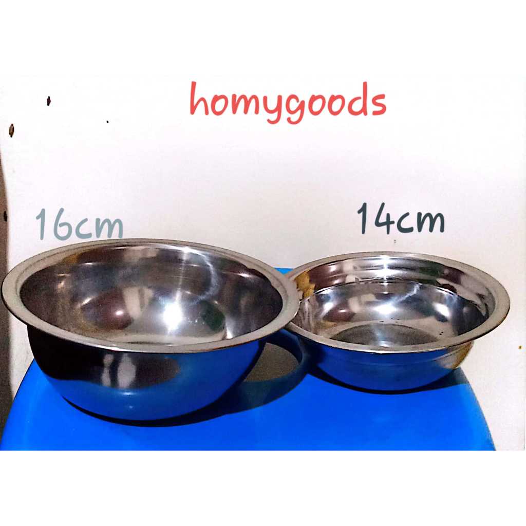 NAGAKO Mangkok stainless steel / Mangkok kobokan / Baskom stainless steel