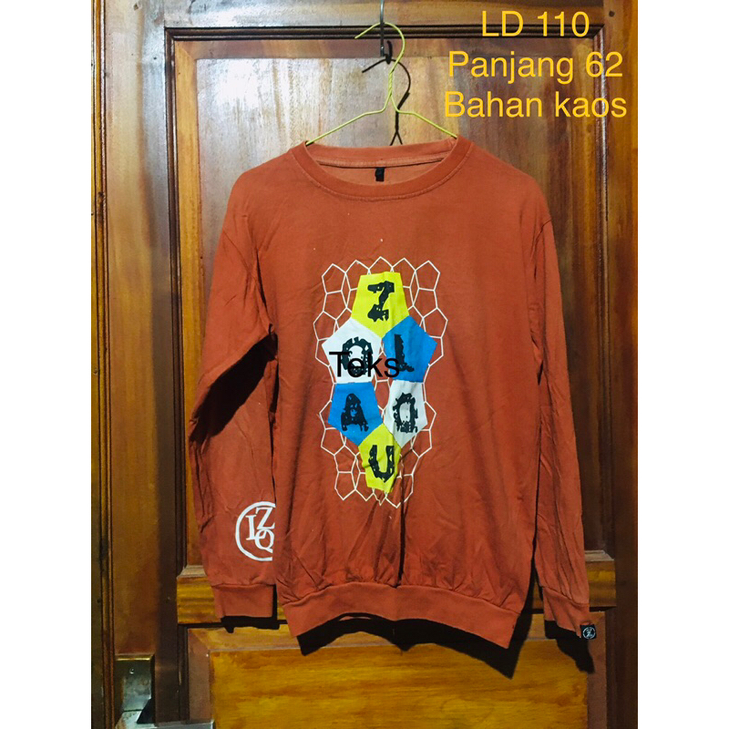 BLOUSE ORANGE MERK ZOLAQU PRELOVED
