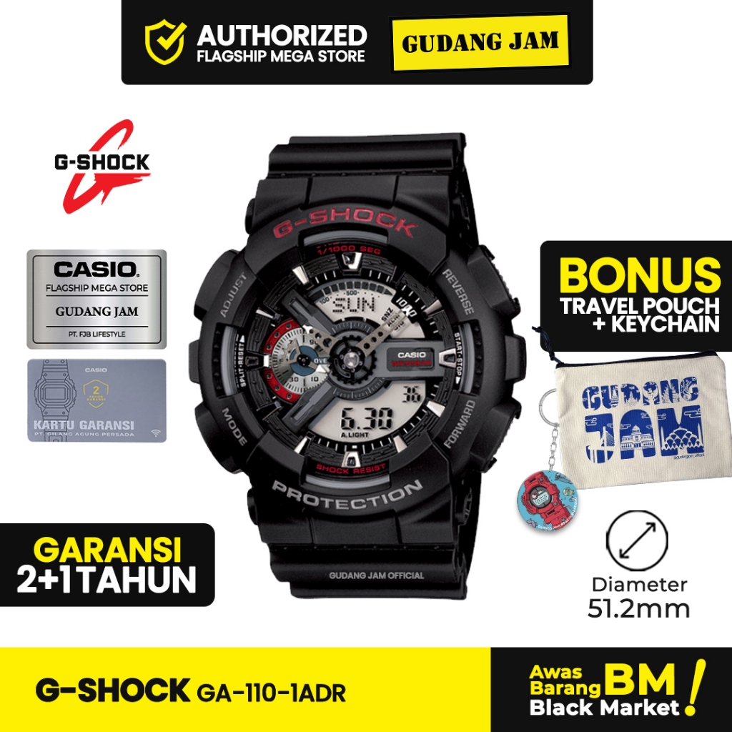 Jam Tangan G-Shock GA-110-1ADR GA-110-1A GA-110 GA110 GA 110