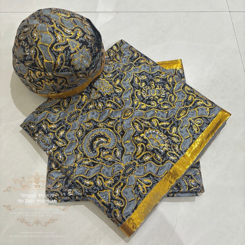 JARIK MANTEN JARIK PENGANTIN SET SEPSANG MOTIF SIDOMUKTI LAWASAN