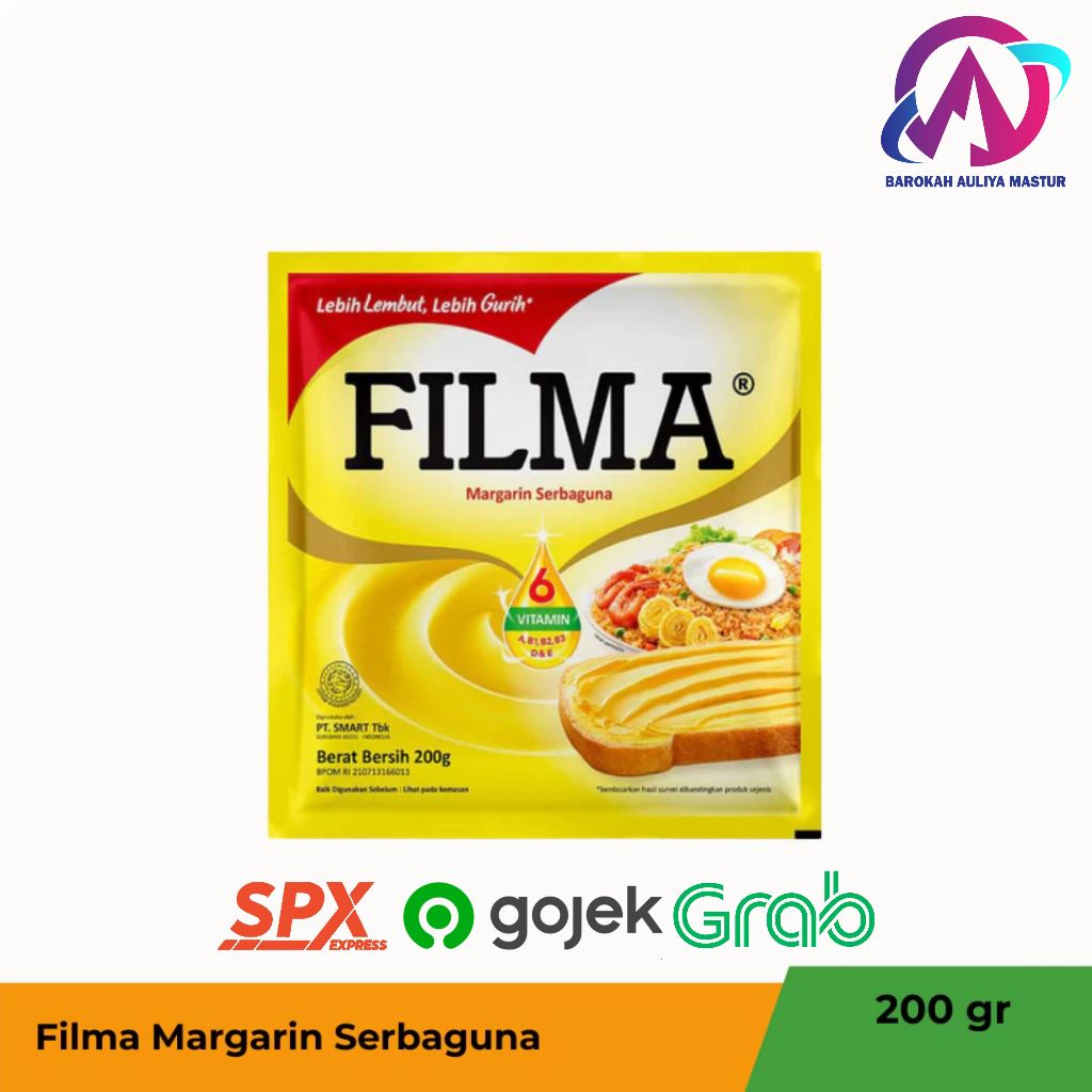 

KIRIM INSTAN Filma Margarine Bernutrisi 200gr BAM Olshop Padang