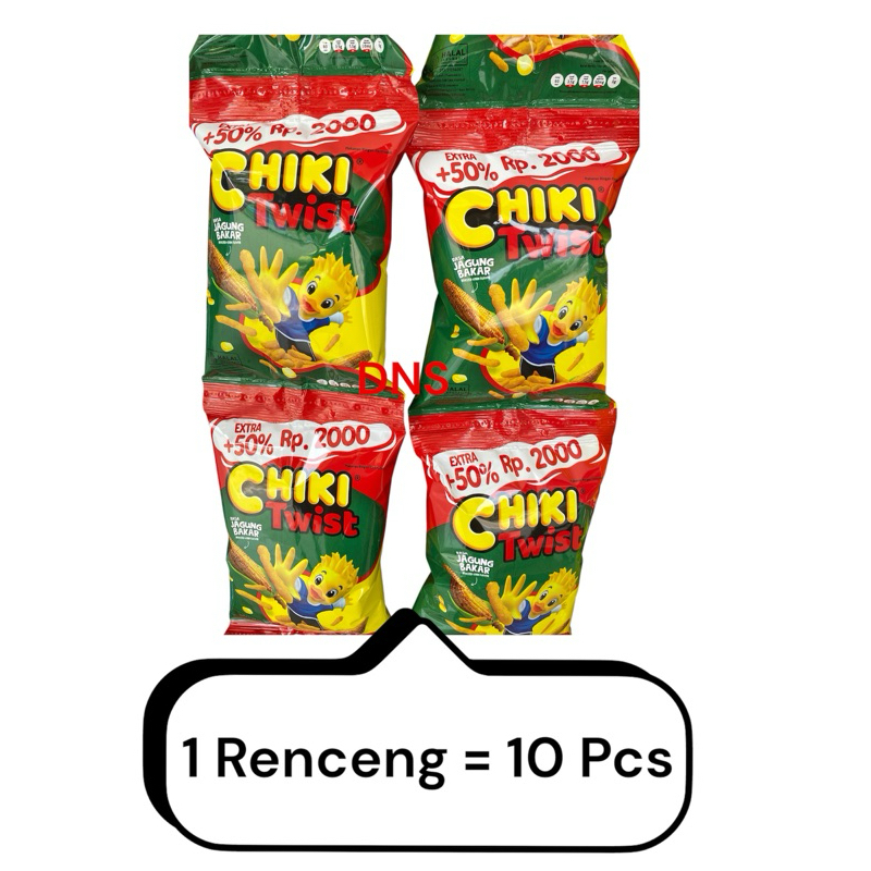 

Chiki Twist Roasted Corn 1 Renceng isi 10 pcs