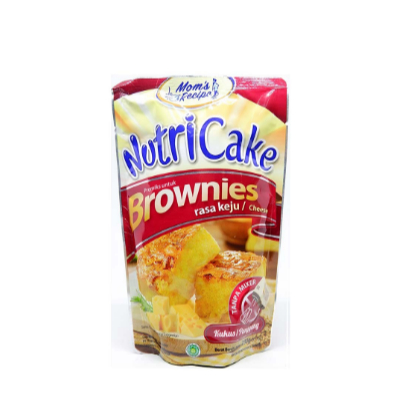 

NUTRICAKE Brownies Instant Rasa CHEESE KEJU Premix Kue Brownis 230 g