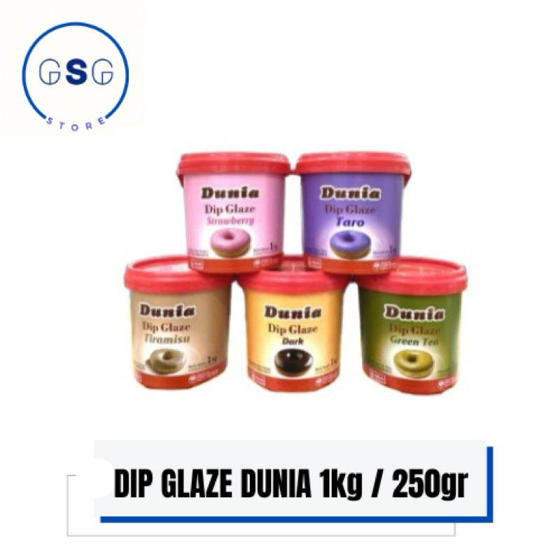 

Dip Glaze Dunia 1kg dan Repack 250gr / Toping Donat / Toping Kue / Toping Dessert / Coklat Lumer Aneka Rasa