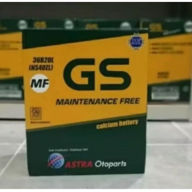 AKI GS 12VOLT 35AH Aki mobil Brio , Freed , Mobilio , Xpander , Dkk