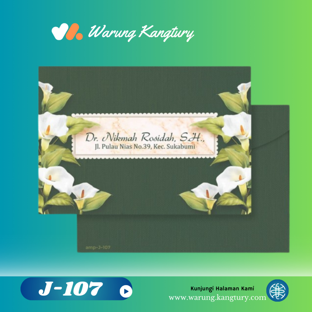 

Cetak Nama Amplop Kondangan Nikah Motif Juwara Isi 50pcs/pack Harga Murah