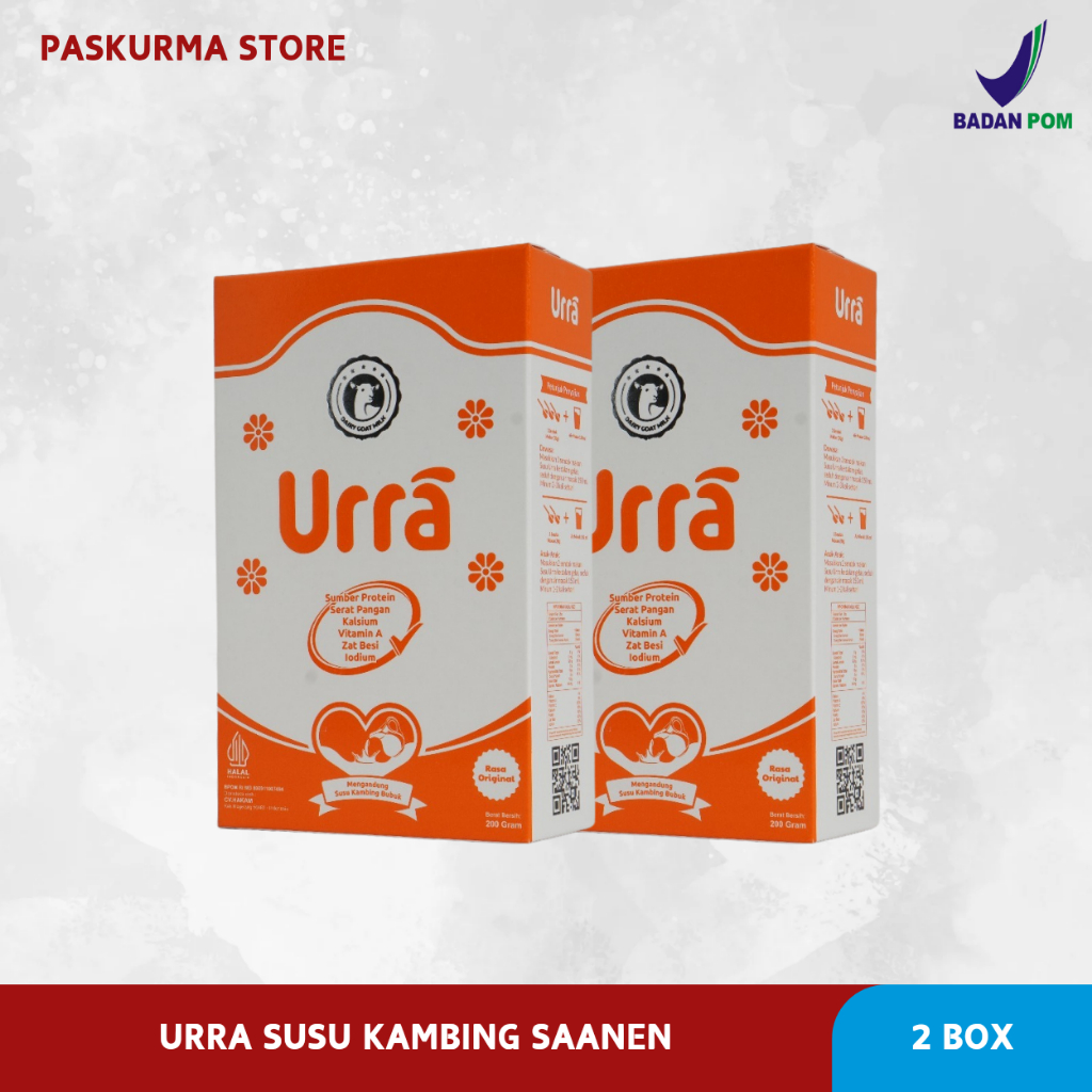

SUSU URRA [ PAKET 2 BOX ] – SUSU KAMBING SAANEN 100% GARANSI ORIGINAL