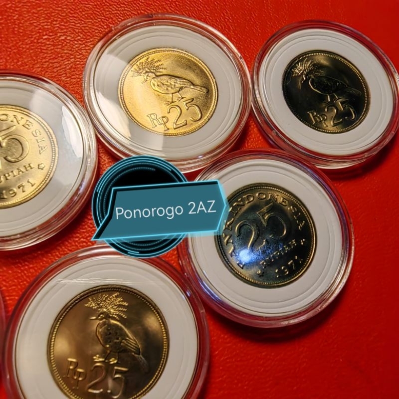 GRESS 25 rupiah tahun 1971 ASLI