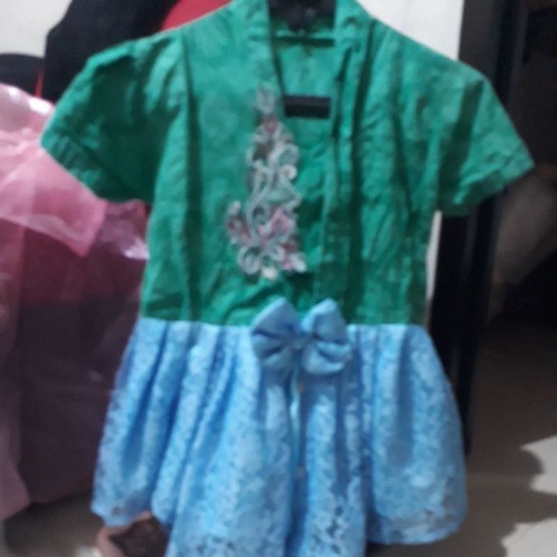 Dress Gaun Kebaya Anak 7-8tahun