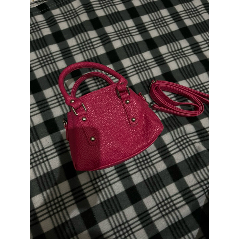 (preloved) andari mini bag fuschia