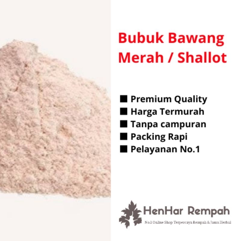 

Bawang Merah Bubuk / Shallot 250 gram & 500 gram