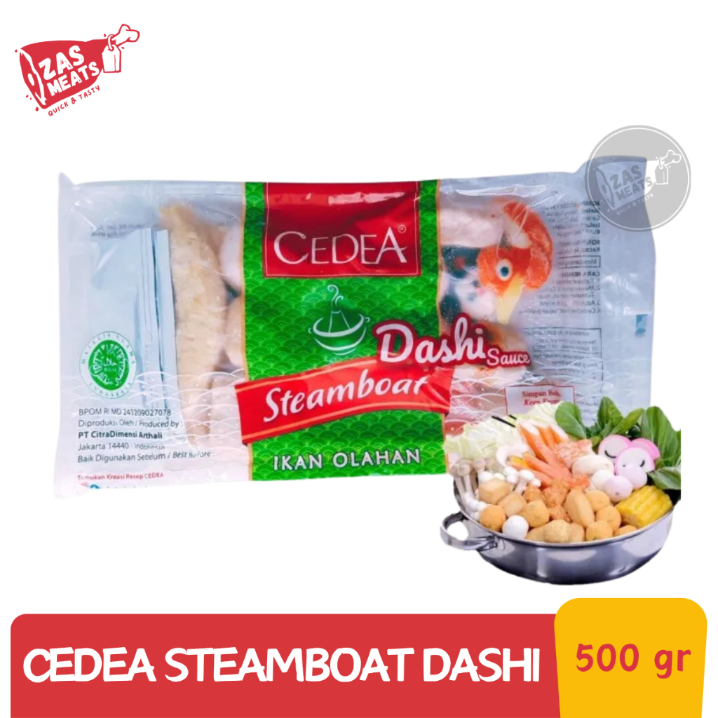 

CEDEA STEAMBOAT DASHI 500GR | Cedea Steamboat set Dashi / Original 500 gram | Hotpot