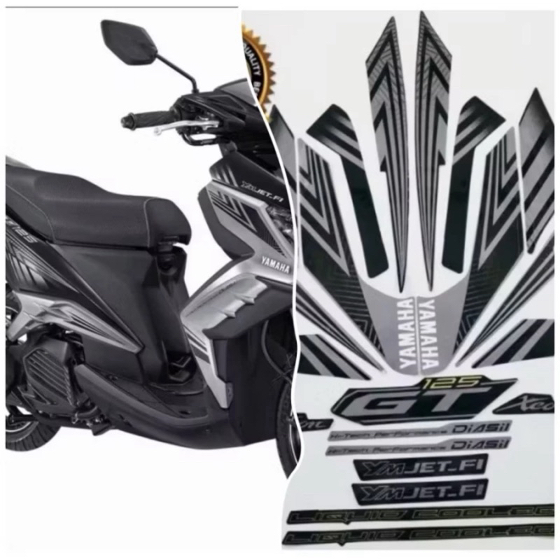 Striping Stiker Lis Motor Yamaha Xeon gt 125 2014
