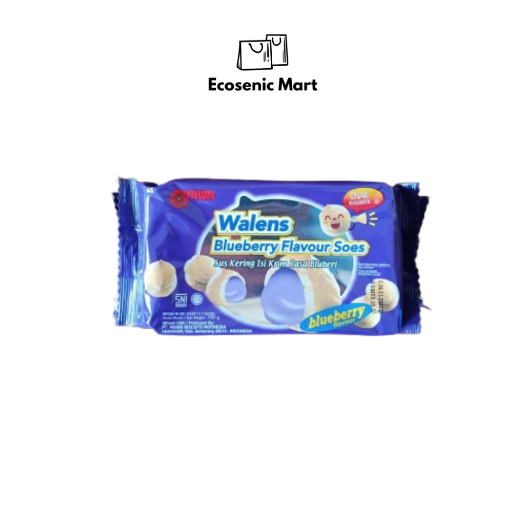 

Nissin Walens Blueberry Flavour Soes 100gr