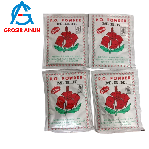 GROSIR BEDAK POWDER MBK Silver | MBK Silver - 13.6 g | BEDAK MBK Penghilang Bau Badan | Deodoran