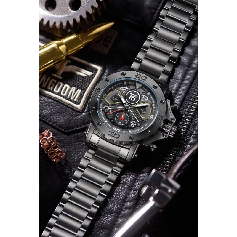 Jam pria T5 H 3954 G chronograph H3954 free tin box