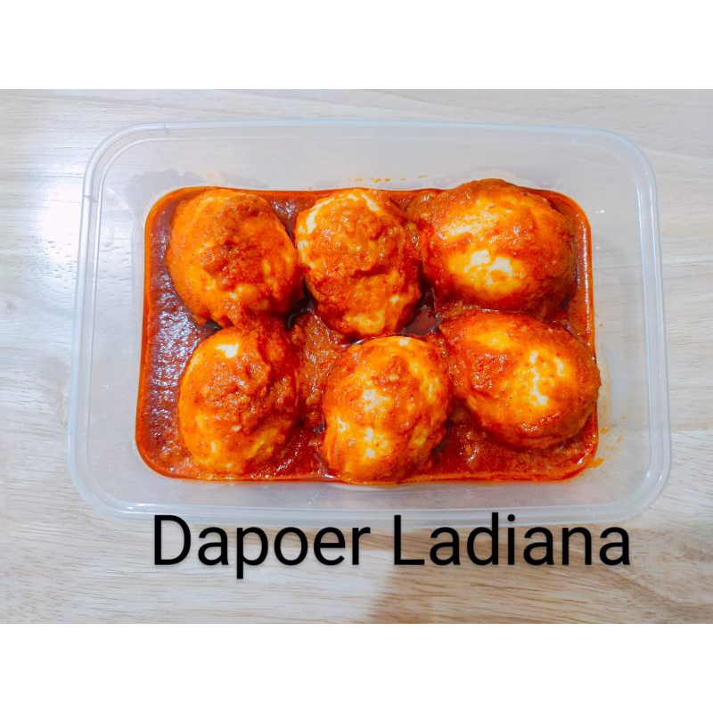 

Telur Balado / Balado Telur isi 6 / Telur Bulat Balado Homemade