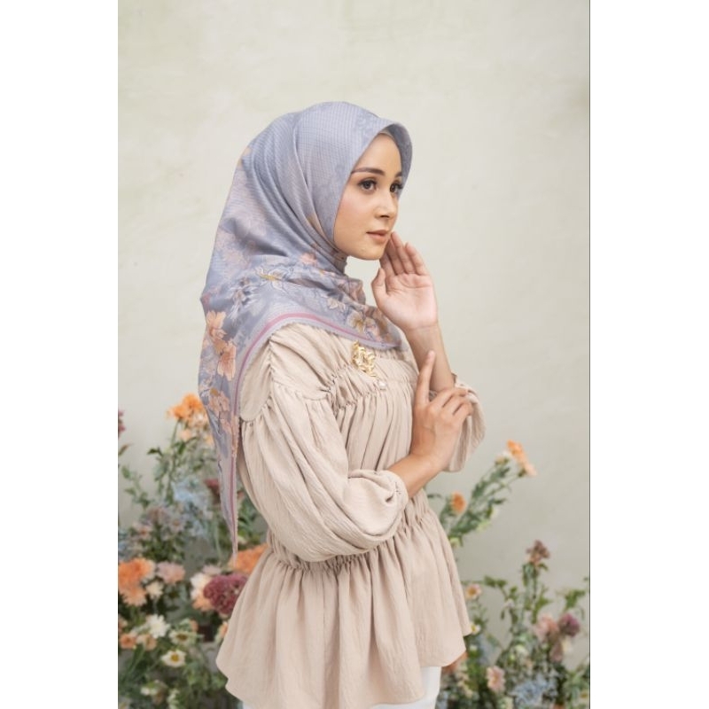 Pina Scarf - ashblue by Wearing klamby preloved