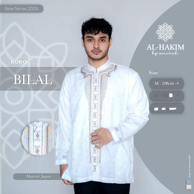 koko putih lengan panjang dewasa/koko putih lengan panjang premium