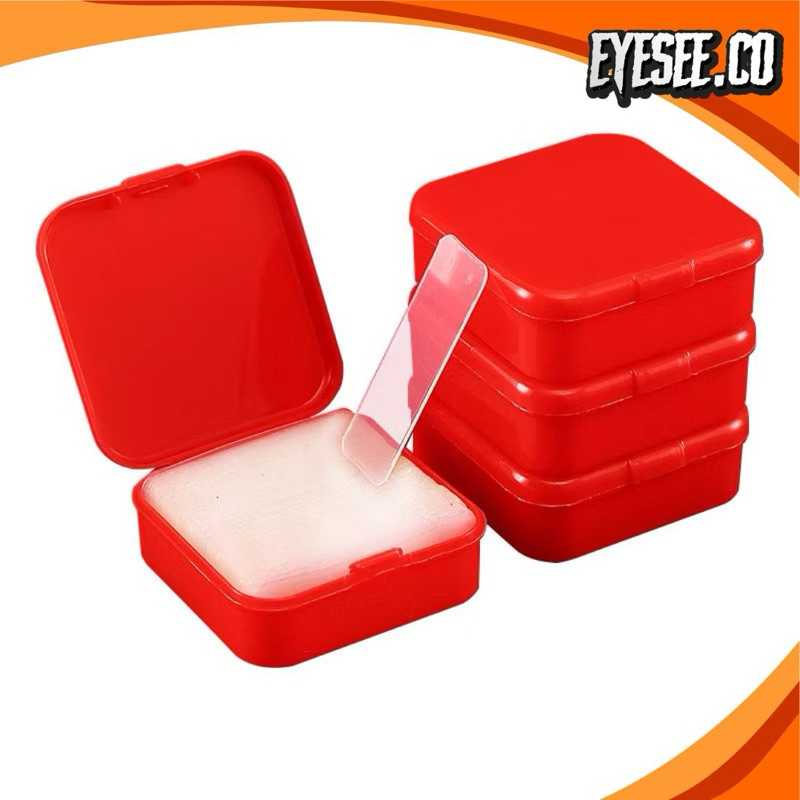 

Sticker Double Tape Isi 60 Pcs Tape Perekat 2 Sisi Transparan Free Box Isi 60pcs Double Tape Nano Sticker Double Tape Gel Prakrtis Serbaguna EYESEE