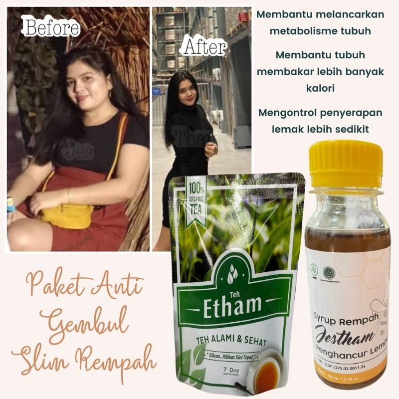 PAKET ANTI GEMBUL SYRUP REMPAH JESTAM DAN TEH JESTAM