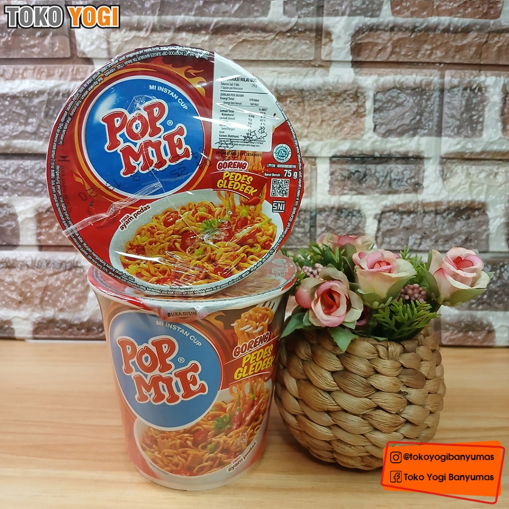 

POP MIE GORENG PEDAS GLEDEK 75g