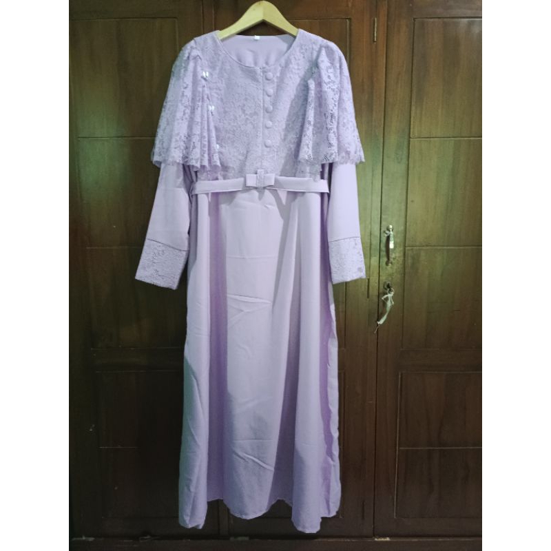 NADINE BRUKAT/GAMIS PESTA BRUKAT MALIKA PREMIUM/GAMIS MEWAH JUMBO