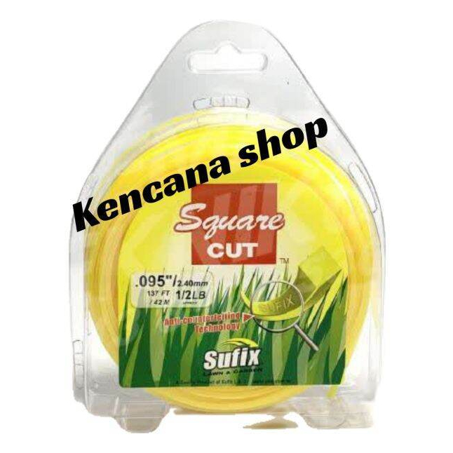 Tali senar potong rumput gendong  sufix 42 meter  mesin potong rumput tasco tanaka - alat perkakas