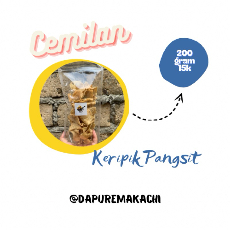 

Cemilan Keripik Pangsit 200 gram