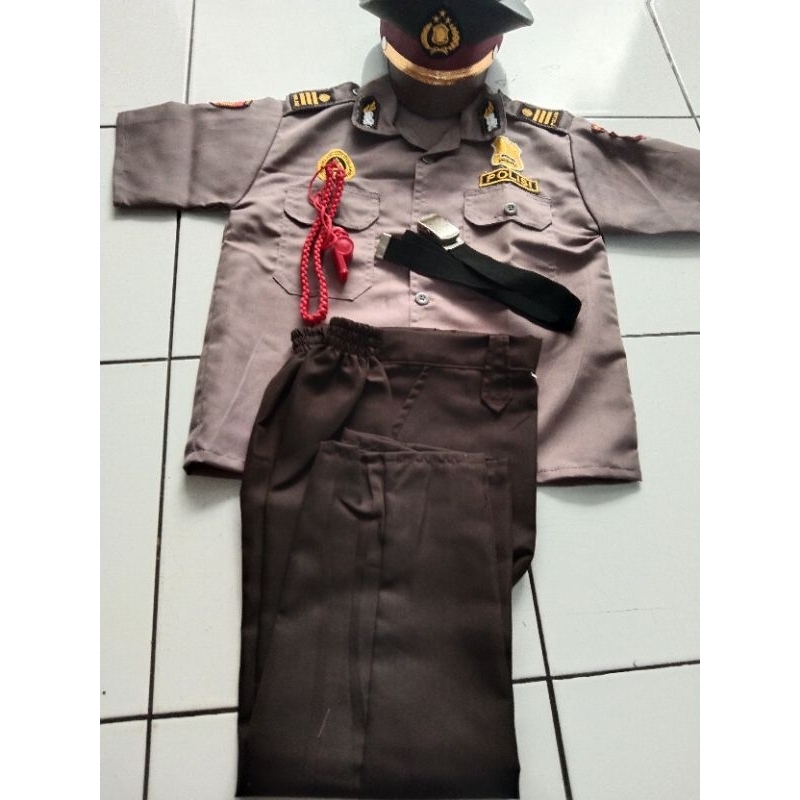 baju polisi sabaraha anak baju polisi anak baju Pocil anak seragam anak baju pocil