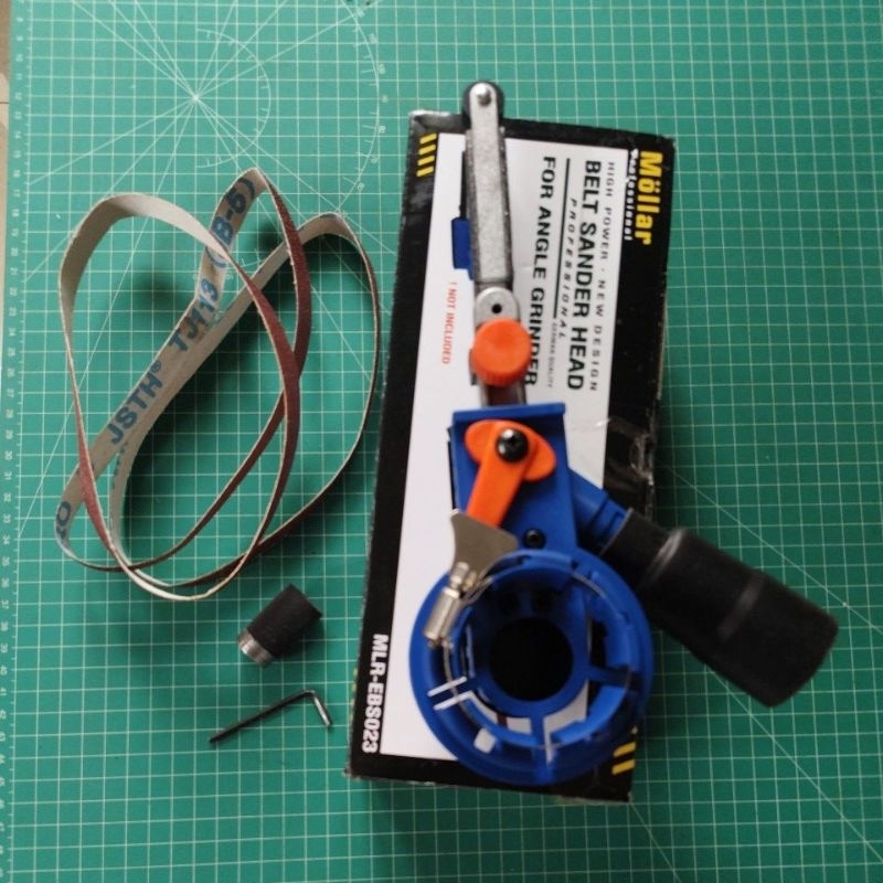 Alat Kerok Rumah Roller Merk Mollar / Belt Sander Head for Angle Grinder Merk Mollar