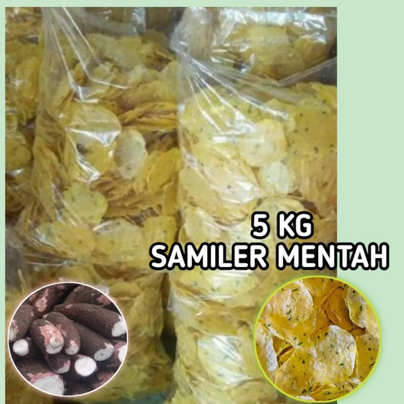 

KERUPUK OPAK SINGKONG SAMILER MENTAH RASA ORIGINAL 5 KG