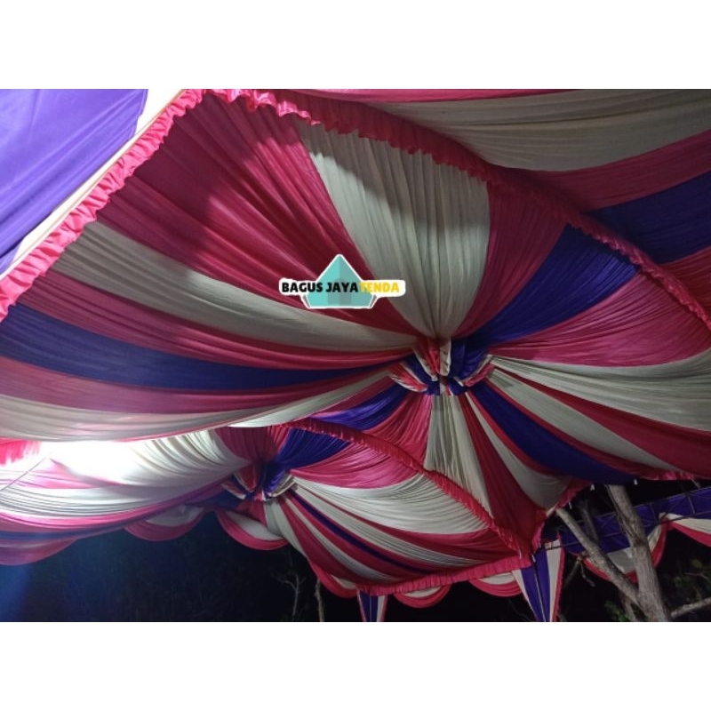 Plafon Balon Dekorasi Tenda ukuran 5x5