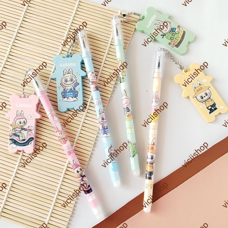 

Pulpen Gel L4bubu Gantungan Cermin/Pen Gel L4bubu/Ballpen Anak Anak