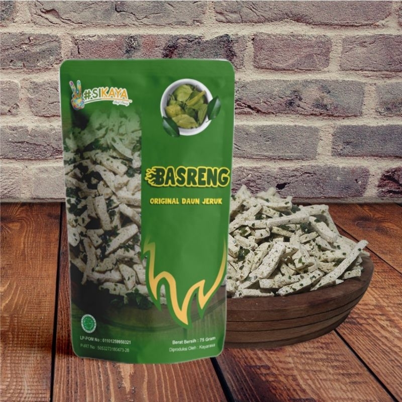 

Basreng rasa original daun jeruk dan pedas daun jeruk