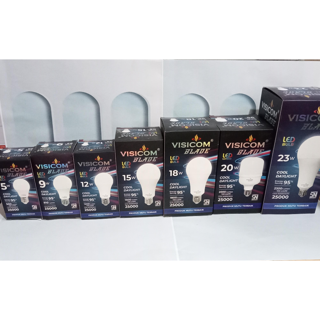 Lampu LED BULB VISICOM BLADE dan FIGHTER | Lampu LED Asli 100% original anti pecah