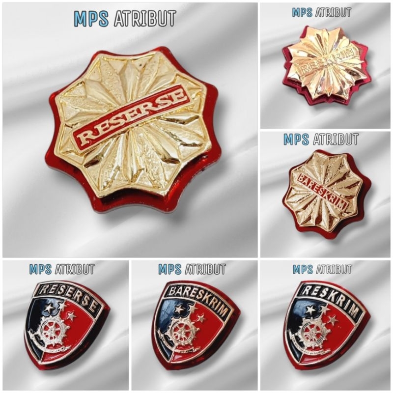ATRIBUT POLRI PIN RESERSE POLRI / PIN RESKRIM POLRI / PIN BARESKRIM POLRI / PIN RODA RESERSE POLRI /
