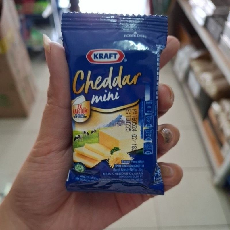 

Kraft Cheddar Mini 30gr