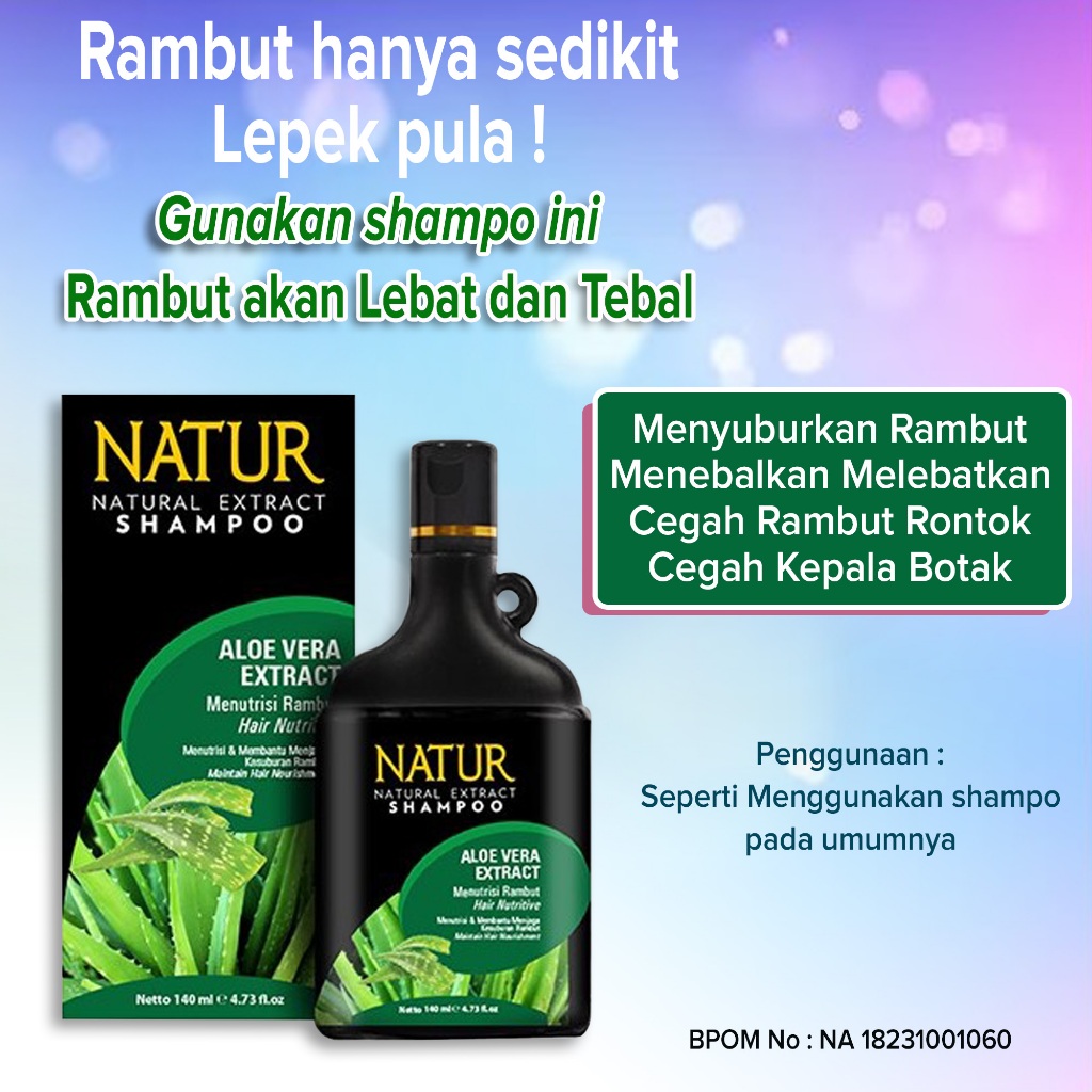 shampo Penyubur Rambut TERLARIS menyuburkan melebatkan Rambut Tipis cegah Kerontokan cegah rambut br