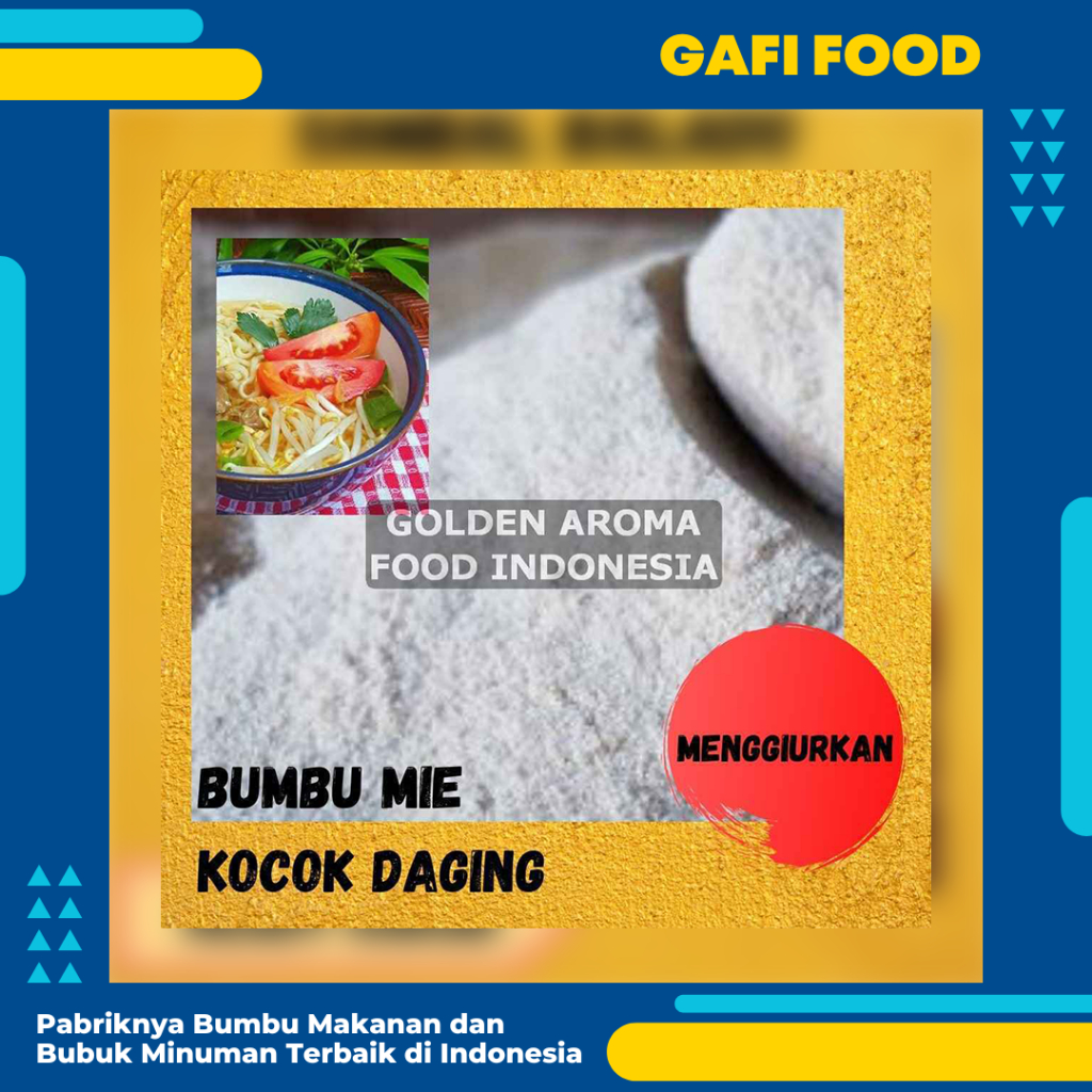 

BUMBU TABUR MIE KOCOK SOP DAGING 1 KG FOOD GRADE 1Kg Bubuk Bumbu Snack Cilor Papeda Mie Lidi